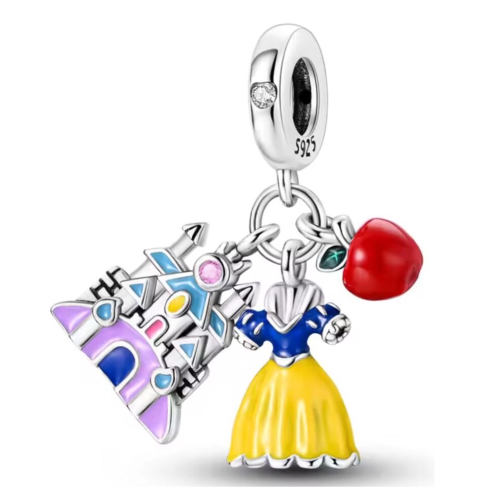 S925 Disney Snow White Charm Pandora Style